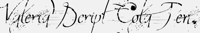 Valeria Script Cola Pen OT