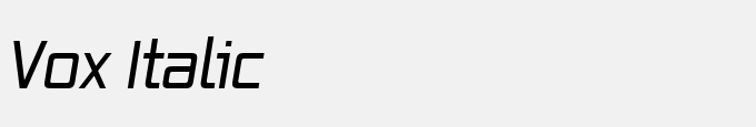 Vox Italic