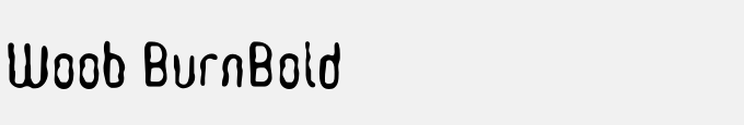 Woob Burn-Bold