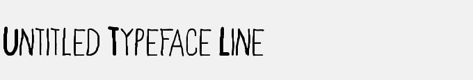 Untitled Typeface Line