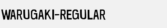 Warugaki-Regular