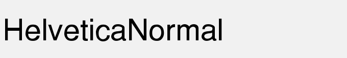 Helvetica-Normal