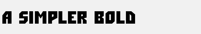 A_Simpler Bold
