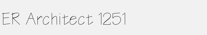 ER Architect 1251