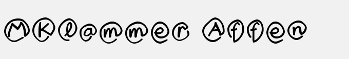 MKlammer Affen-Medium