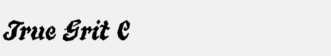 True Grit C