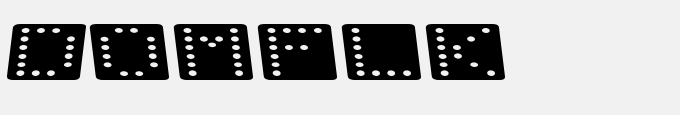 Domino Flad Kursiv