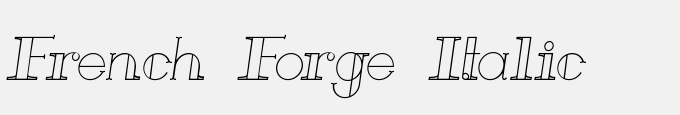 French Forge Italic