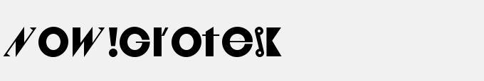 Now!Grotesk