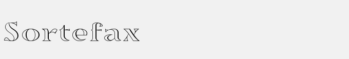 Sortefax