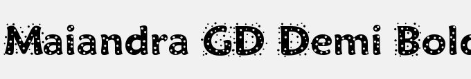 Maiandra GD Demi Bold