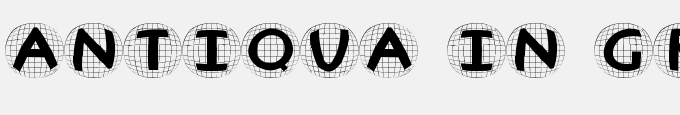 Antiqua In Grid Balloons