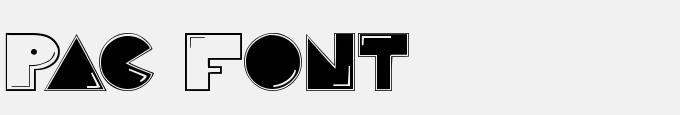 Pac Font