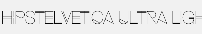 Hipstelvetica Ultra Light