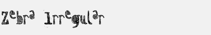 Zebra Irregular
