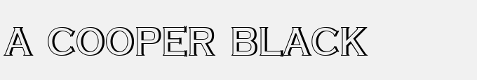 A Cooper Black