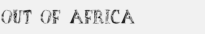 Out Of Africa