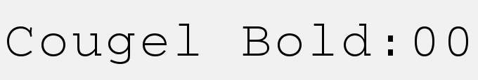 Cougel Bold:001.001