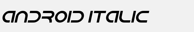 Android Italic
