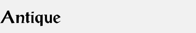 Antique