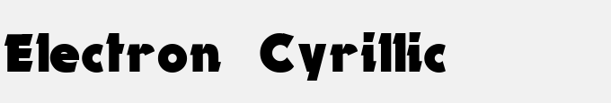 Electron Cyrillic