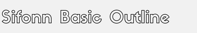 Sifonn Basic Outline