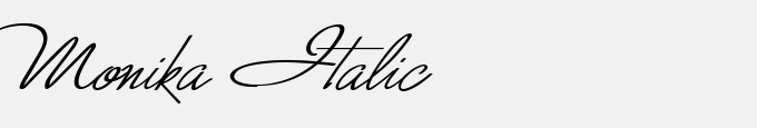 Monika Italic