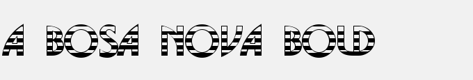 A_Bosa Nova Bold