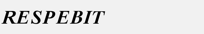 Respect Bold Italic:001.001