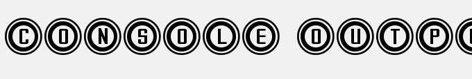 Console Output