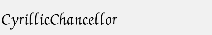 Cyrillic Chancellor