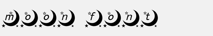 Moon Font