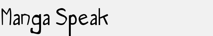 Manga Speak