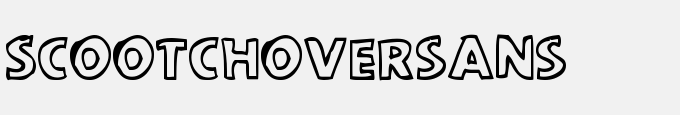 Scootch Over (sans)