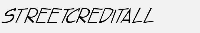 Street Cred Italic
