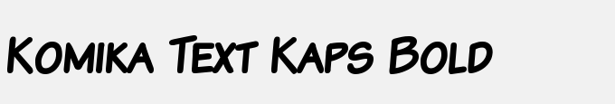 Komika Text Kaps Bold
