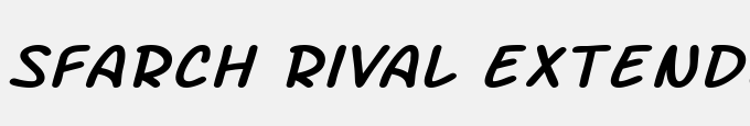 SF Arch Rival Extended Italic
