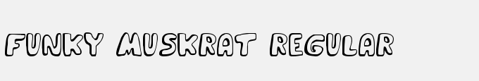 Funky Muskrat Regular