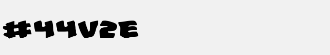 #44 Font Expanded