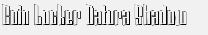 Coin Locker Datura Shadow