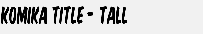 Komika Title - Tall