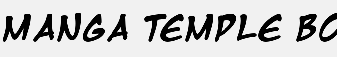 Manga Temple Bold