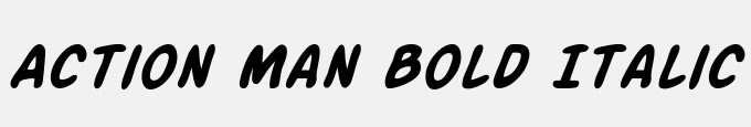 Action Man Bold Italic