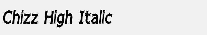 Chizz High Italic