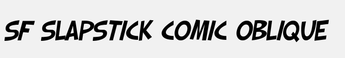 SF Slapstick Comic Oblique