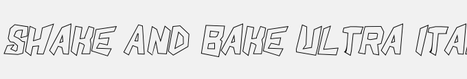 Shake And Bake Ultra Italic