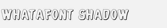 Whatafont Shadow