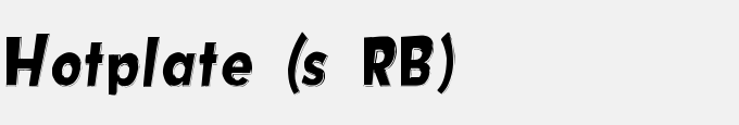 Hotplate (s RB)