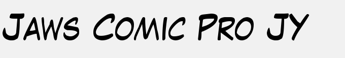 Jaws Comic Pro JY