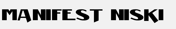 Manifest Niski